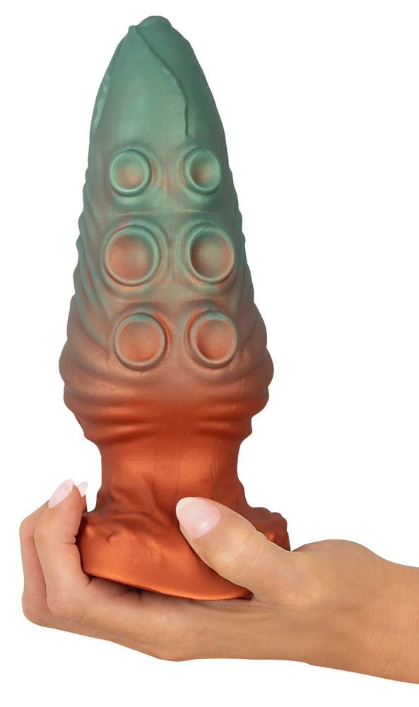 Beasty Cocks Atlantis Anal Dop Anal cu Ventuză și Design Reptilian 21 cm - imagine 8