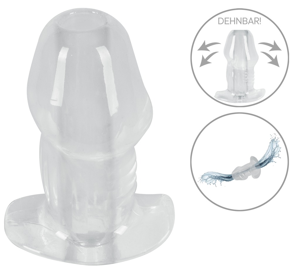 ANOS Dop Anal cu Tunel Transparent 10,2 cm pentru Dilatare și Clismă - imagine 2
