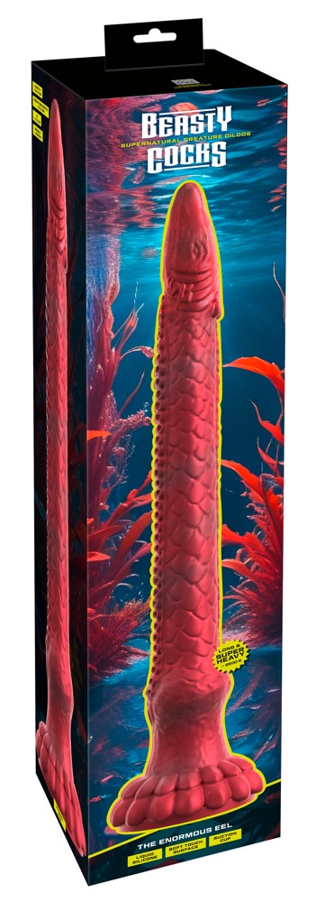 Beasty Cocks The Enormous Eel Dildo 65,5 cm cu Ventuză