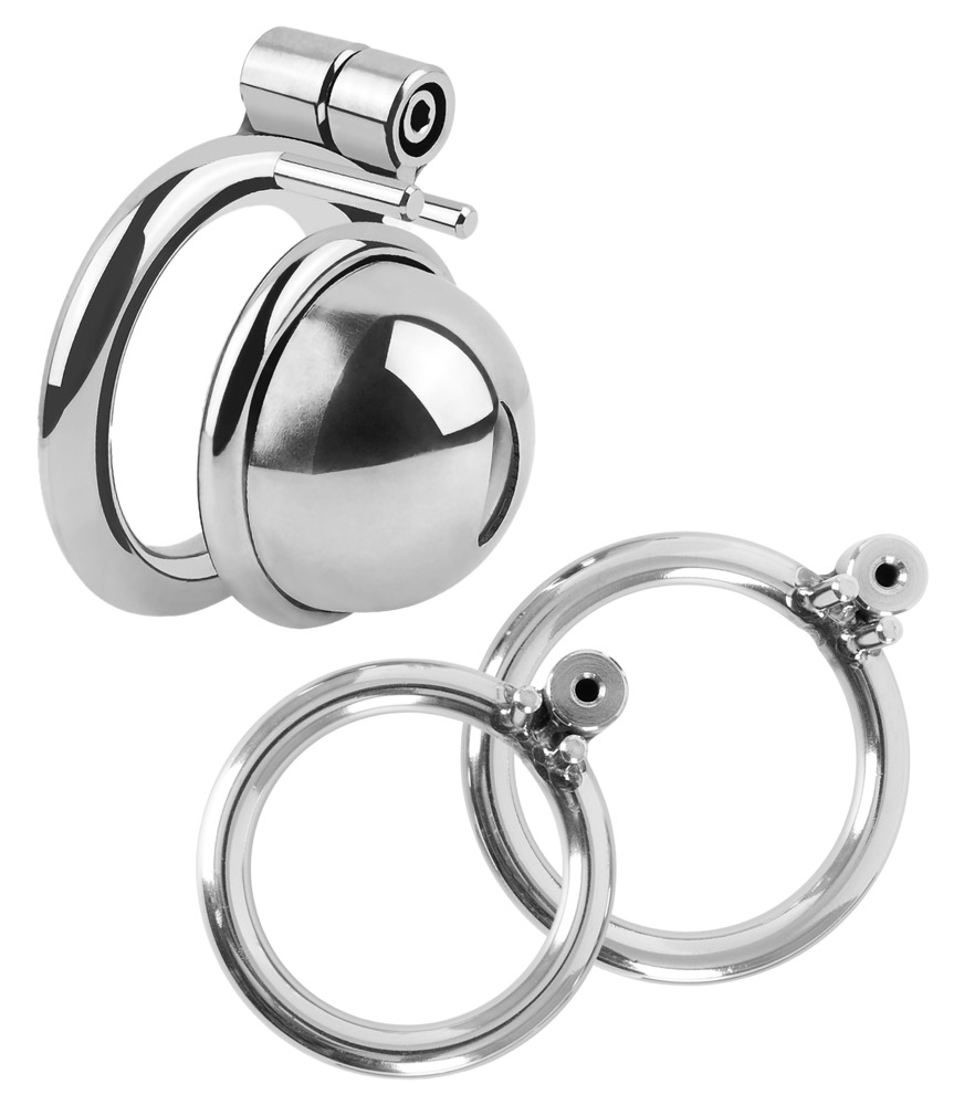 Fetish Collection Mini Cock Cage Cușcă de Castitate din Metal - imagine 2