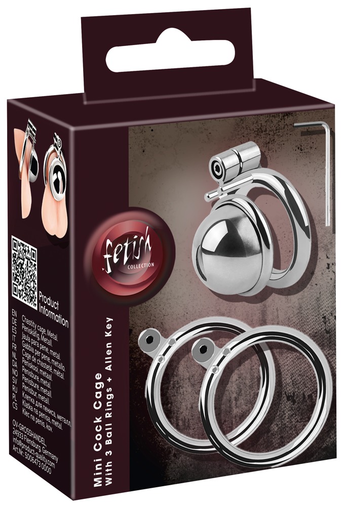 Fetish Collection Mini Cock Cage Cușcă de Castitate din Metal