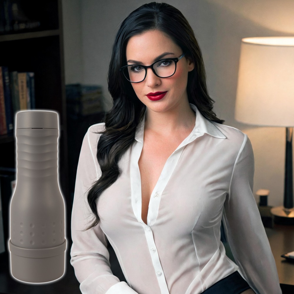 Rebel V-Stroker Cindy's Butt Masturbator Tip Manșon Realist - imagine 8