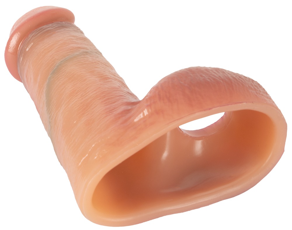 Realistixxx RealSleeve Intense Manșon pentru Penis și Testicule din Silicon - imagine 8