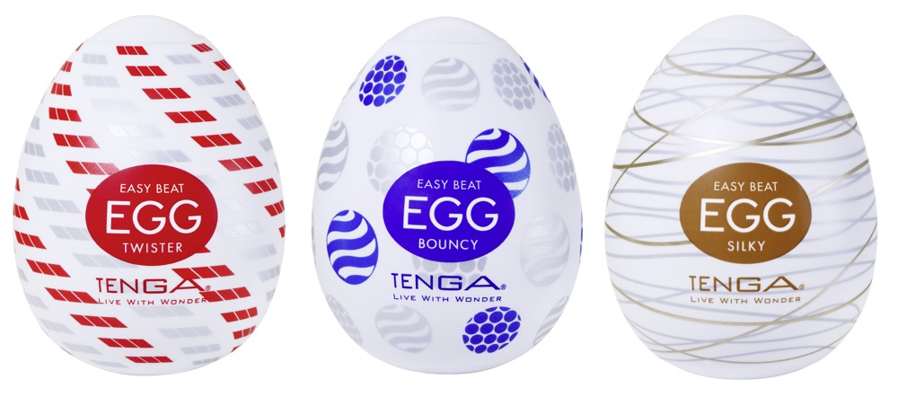 Tenga Egg Standard x3 Set 2 Masturbatoare de Unică Folosință cu 3 Texturi - imagine 2