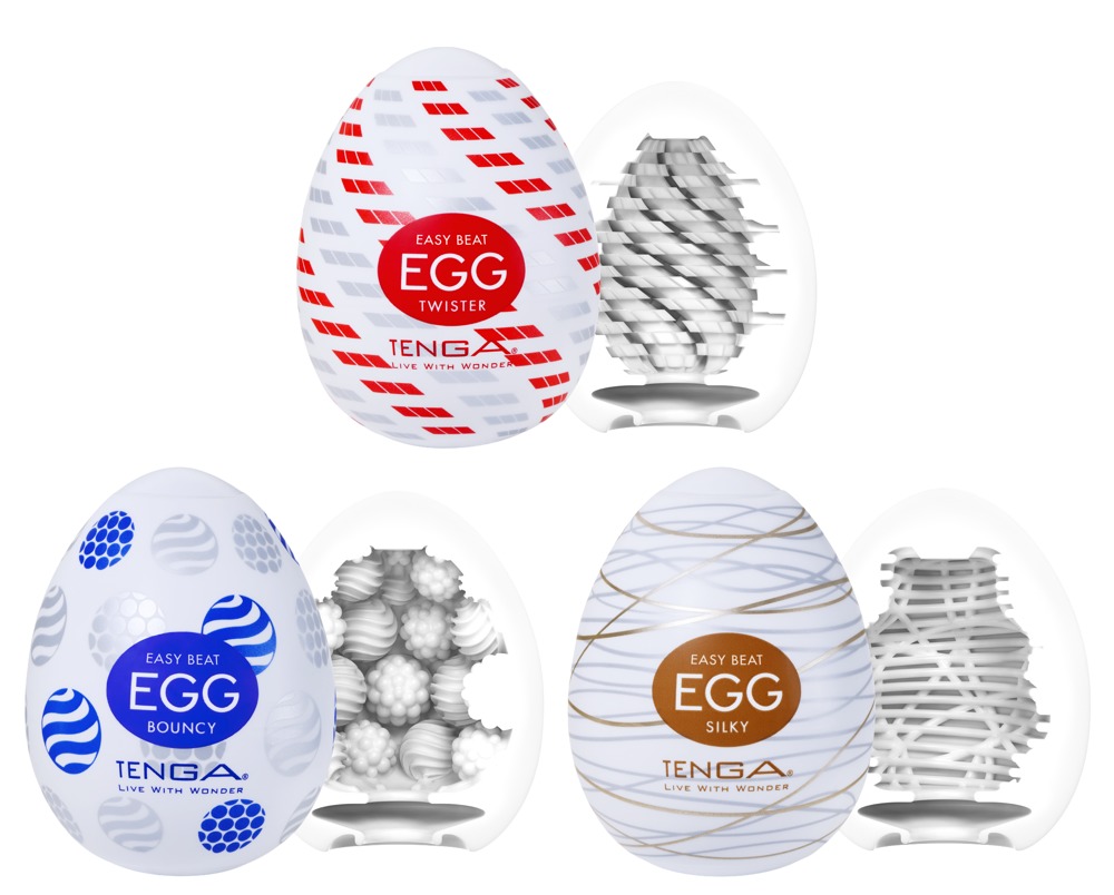 Tenga Egg Standard x3 Set 2 Masturbatoare de Unică Folosință cu 3 Texturi - imagine 3