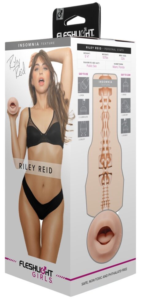 Manșon pentru Masturbare Fleshlight Riley Reid Insomnia Mouth
