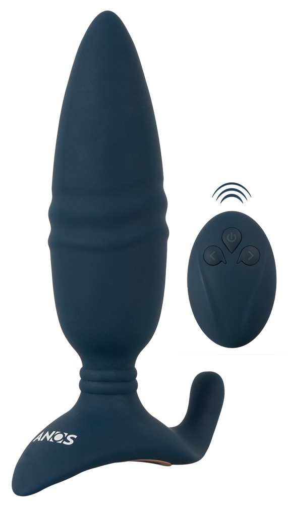 ANOS RC Thrusting Plug Anal cu Vibrații și 10 Moduri de Împingere - imagine 2