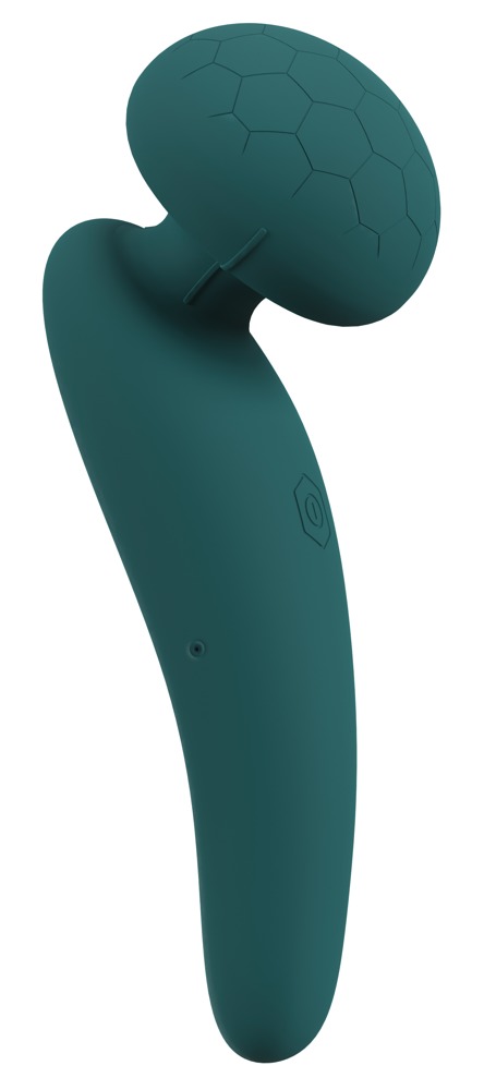 Sweet Smile Flexible Wand Small Mini Masaj cu Vibrații și Textură Soft Touch - imagine 2
