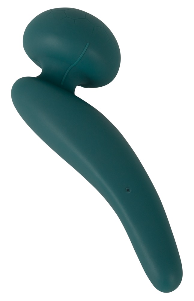 Sweet Smile Flexible Wand Small Mini Masaj cu Vibrații și Textură Soft Touch - imagine 5