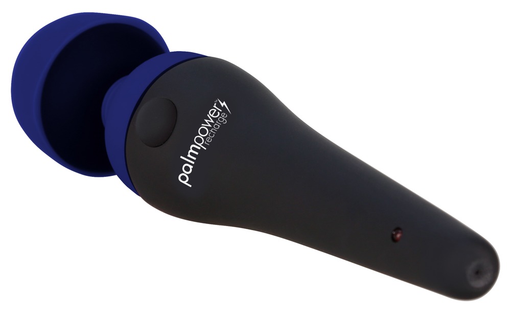 Palmpower Recharge Roz Vibrator Wand cu 2 Niveluri de Vibrație - imagine 12