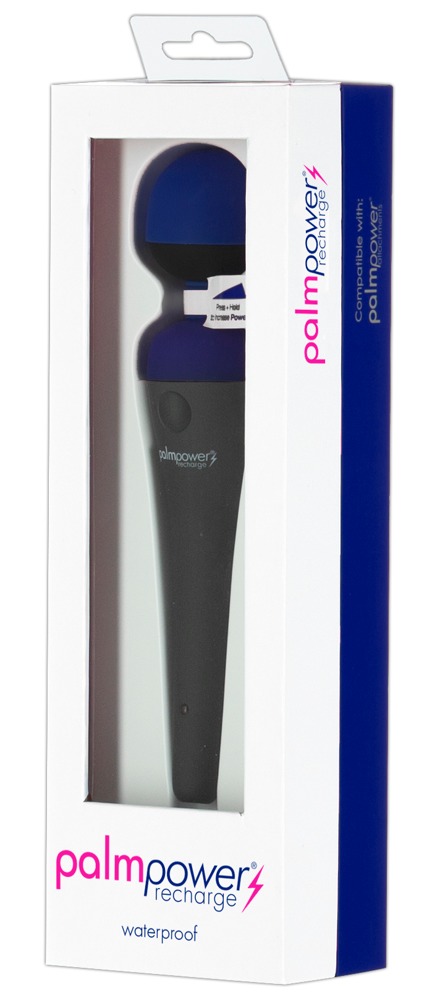 Palmpower Recharge Roz Vibrator Wand cu 2 Niveluri de Vibrație - imagine 9