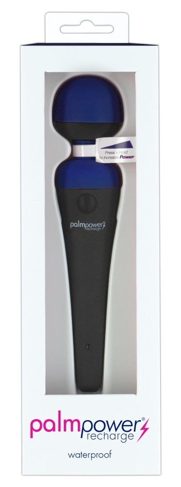 Palmpower Recharge Roz Vibrator Wand cu 2 Niveluri de Vibrație - imagine 16