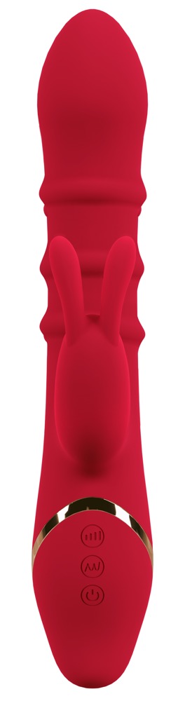 Vibrator Rabbit cu 3 Inele Mobile – Stimulare Duală și Reîncărcabil - imagine 3
