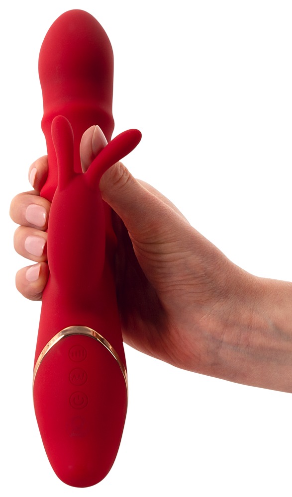 Vibrator Rabbit cu 3 Inele Mobile – Stimulare Duală și Reîncărcabil - imagine 7