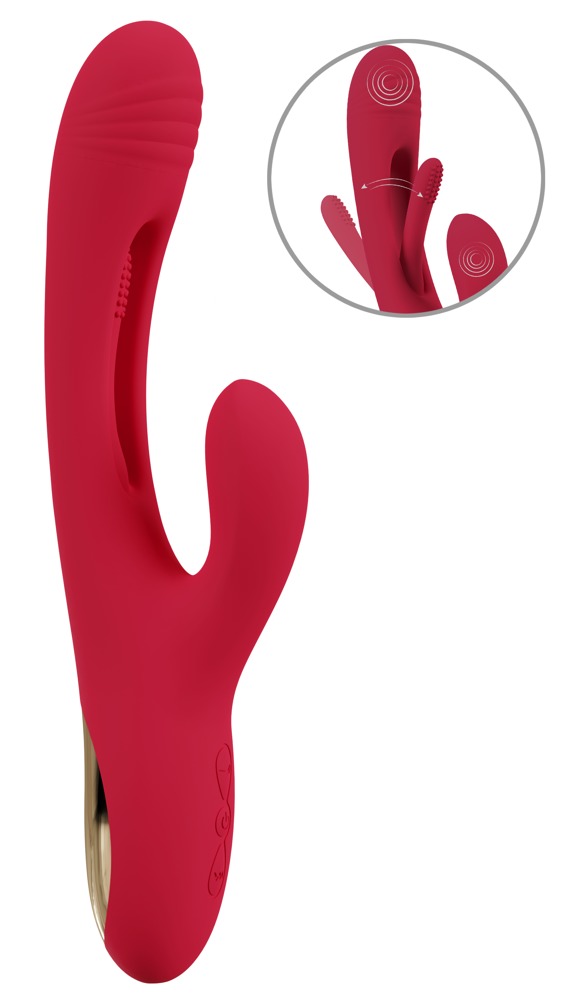 Sweet Smile Rabbit Flicking – Vibrator Rabbit cu Stimulare G-Spot și Funcție Flicking - imagine 2
