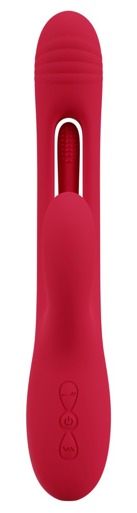 Sweet Smile Rabbit Flicking – Vibrator Rabbit cu Stimulare G-Spot și Funcție Flicking - imagine 3