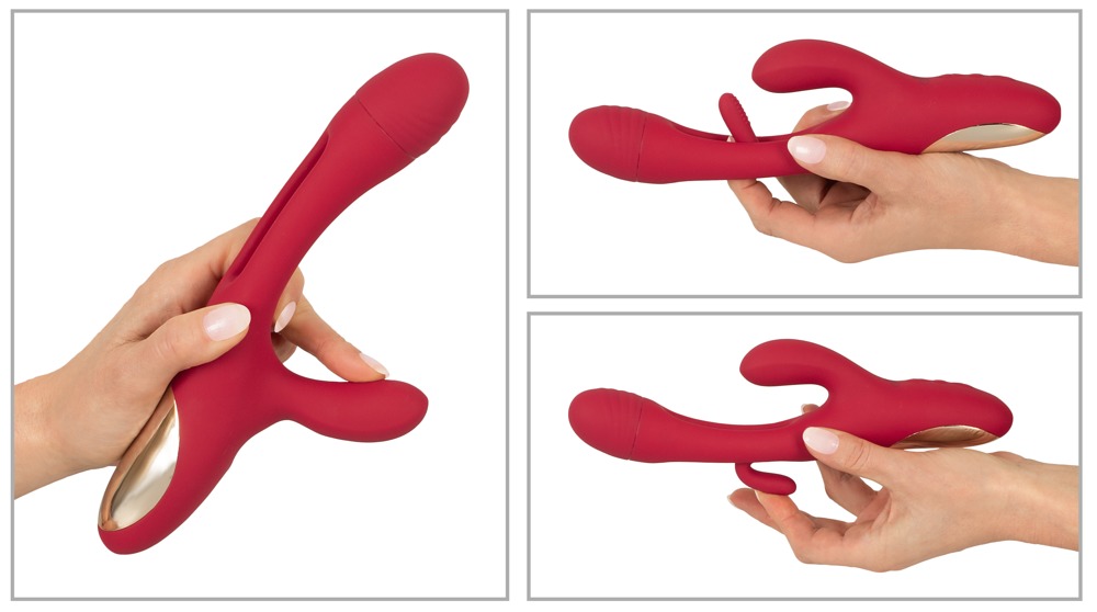 Sweet Smile Rabbit Flicking – Vibrator Rabbit cu Stimulare G-Spot și Funcție Flicking - imagine 8