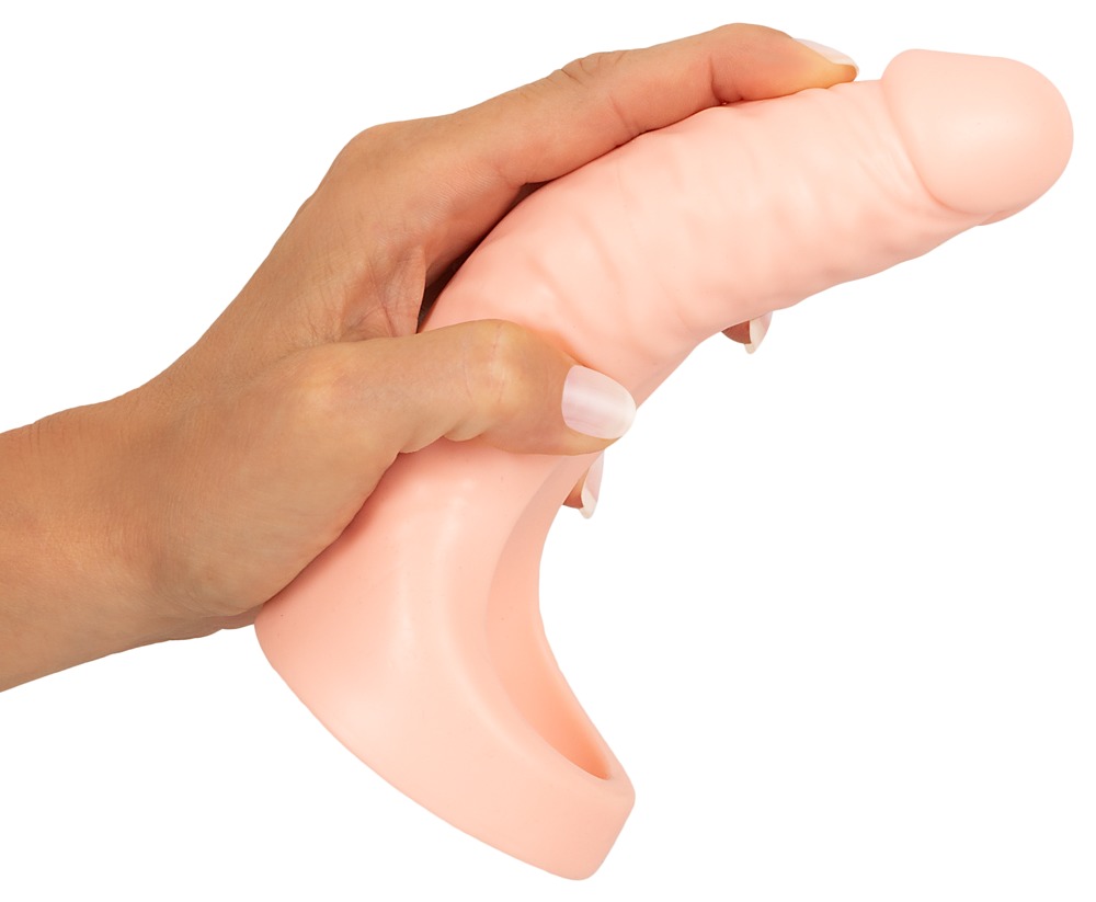 Realistixxx Double Fucker Cockring cu Dildo Dublu și Vibrator - imagine 7