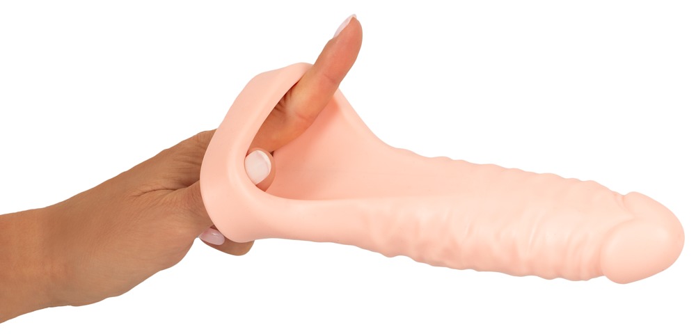 Realistixxx Double Fucker Cockring cu Dildo Dublu și Vibrator - imagine 8