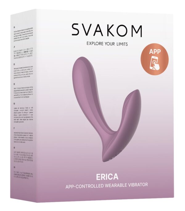 Erica Rose Vibrator pentru Chilot cu 2 Motoare și Control prin Aplicație