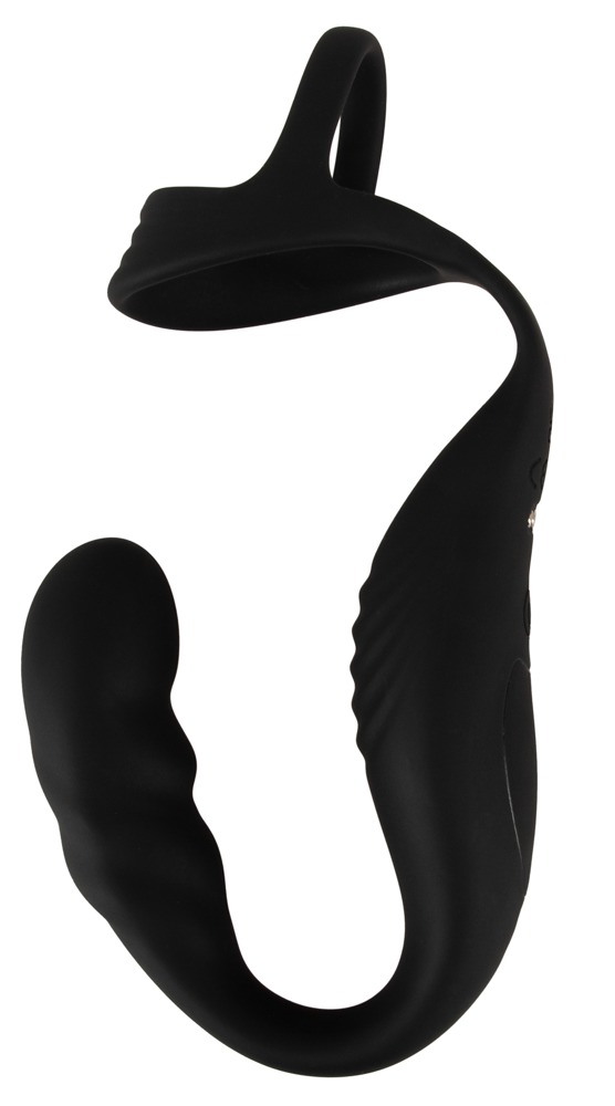 Inel pentru Penis Rebel cu Plug de Prostată RC – 2 Motoare, Telecomandă și Vibrații - imagine 4