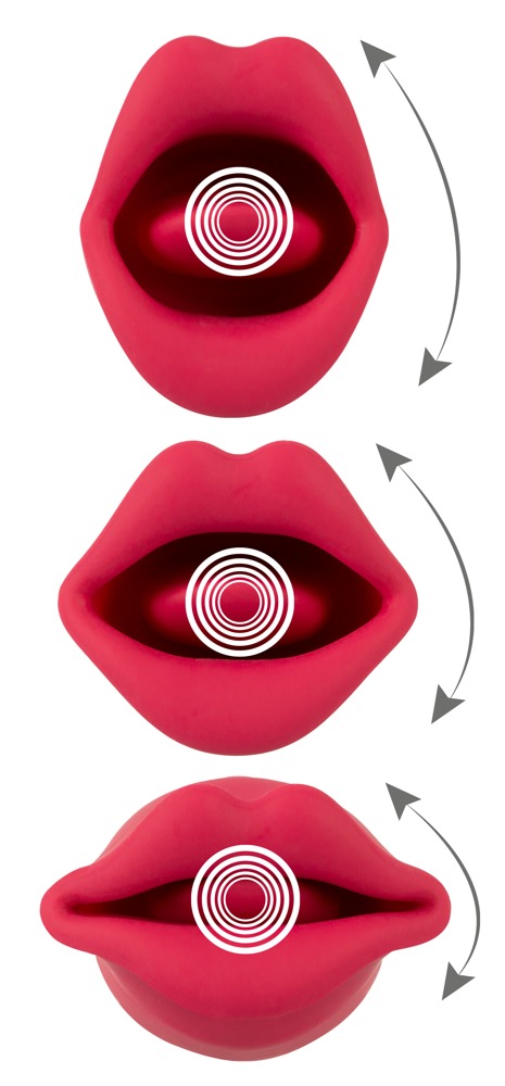 Vibrator Oral Fun Moving Lips You2Toys – Buze Mobile și Limbă Vibratoare - imagine 8