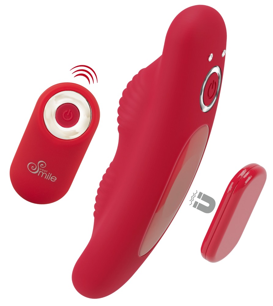 Sweet Smile Magnetic Chilot Vib – Vibrator pentru Lenjerie cu Telecomandă - imagine 2