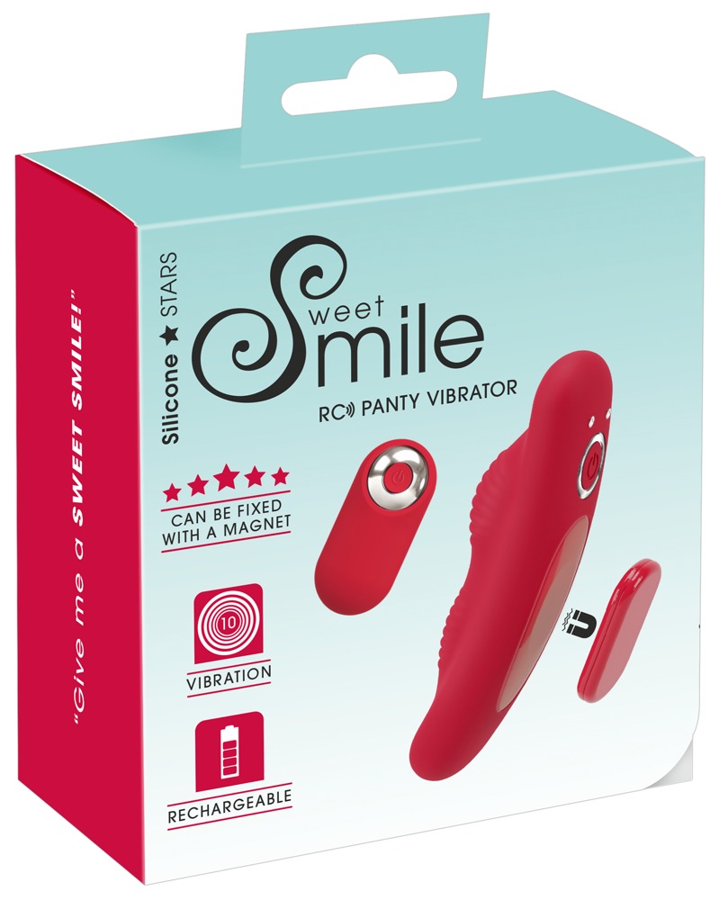 Sweet Smile Magnetic Chilot Vib – Vibrator pentru Lenjerie cu Telecomandă