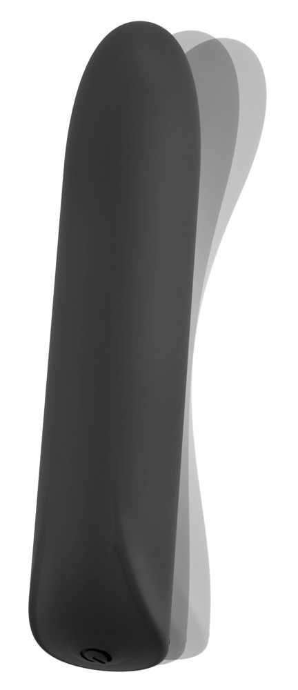Sweet Smile Mini Vibrator Negru – Flexibil, Impermeabil și Reîncărcabil - imagine 2