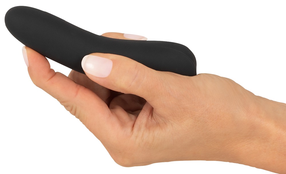 Sweet Smile Mini Vibrator Negru – Flexibil, Impermeabil și Reîncărcabil - imagine 7