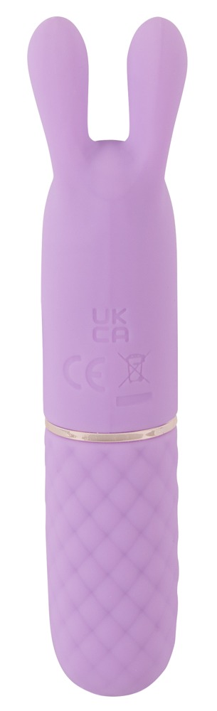 Cuties Rabbit Vibe Mov Gen. 5 – Mini Vibrator cu Urechi Flexibile - imagine 5