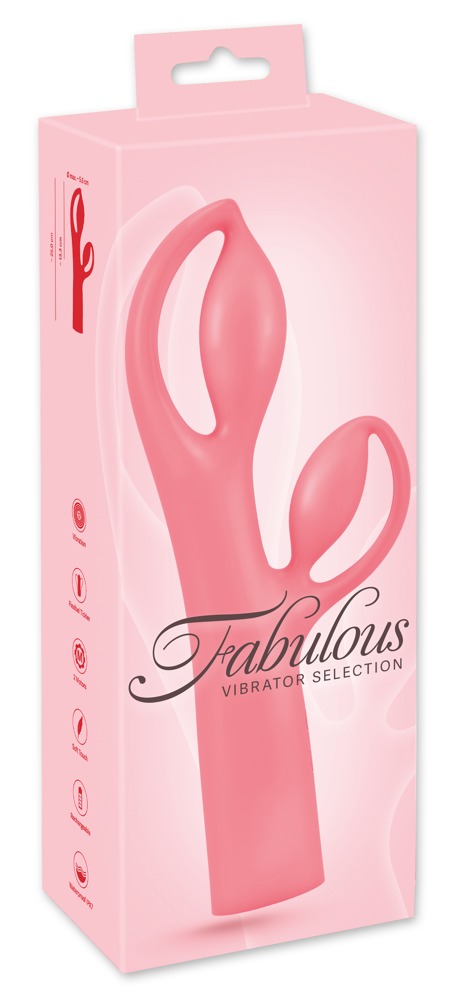 You2Toys Fabulous Vibrator Rabbit cu Dublă Stimulare, 12 Moduri, Roz