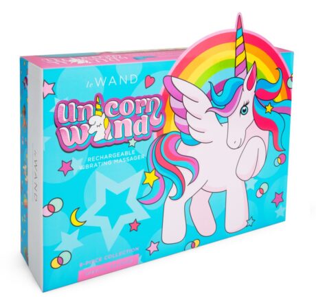Le Wand Unicorn Wand Aparat de masaj cu 20 moduri 10 intensități și accesorii