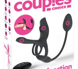 Couples Choice RC Multi Function Vibrator pentru Cupluri cu 5 Funcții