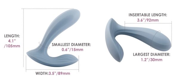 Erica Rose Vibrator pentru Chilot cu 2 Motoare și Control prin Aplicație - imagine 14