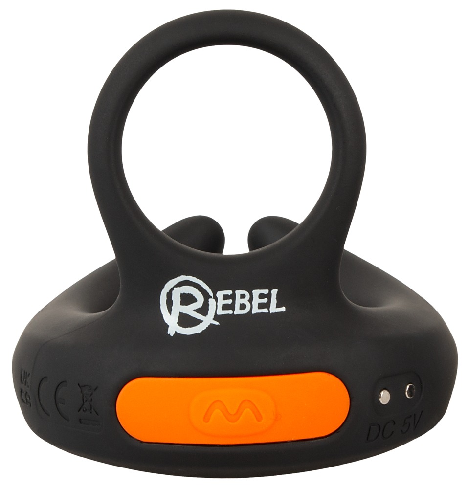 Rebel RC Scrotum Stimulator Cockring cu Vibrații și Telecomandă - imagine 3