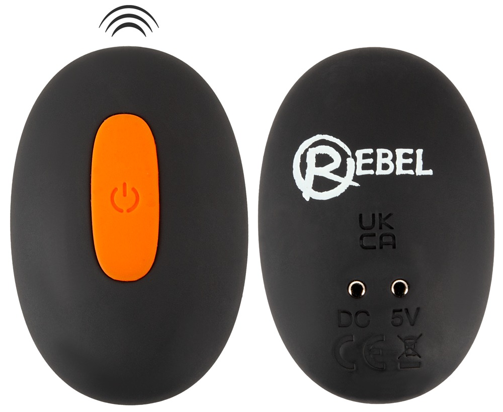 Rebel RC Scrotum Stimulator Cockring cu Vibrații și Telecomandă - imagine 7
