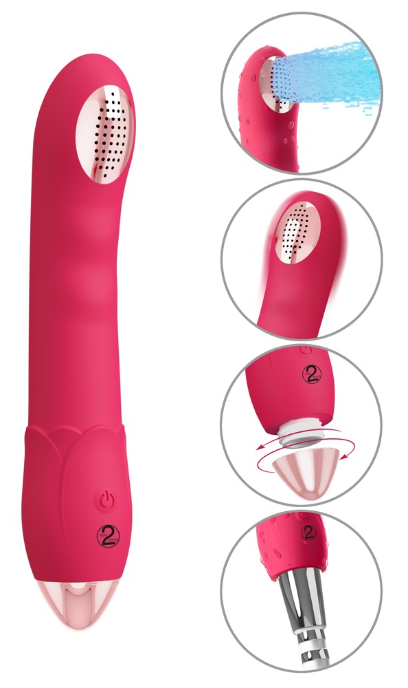 Vibrator Showers to Orgasm You2Toys – 10 Moduri, Reîncărcabil și Compatibil cu Furtunul de Duș - imagine 2