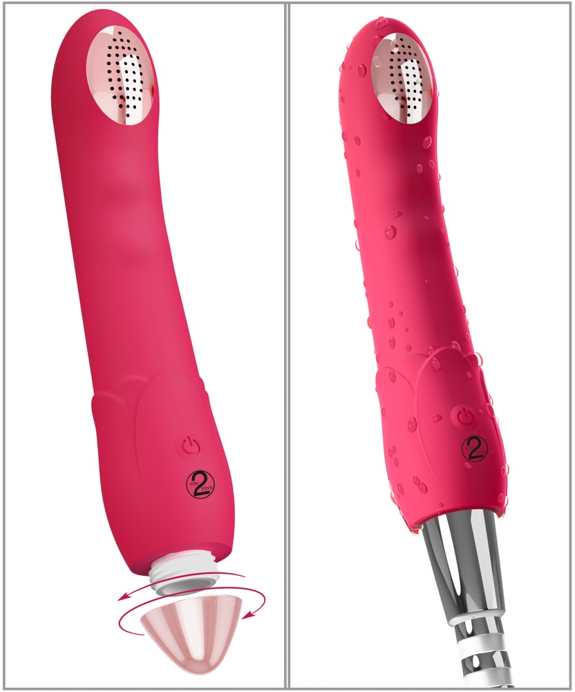 Vibrator Showers to Orgasm You2Toys – 10 Moduri, Reîncărcabil și Compatibil cu Furtunul de Duș - imagine 6