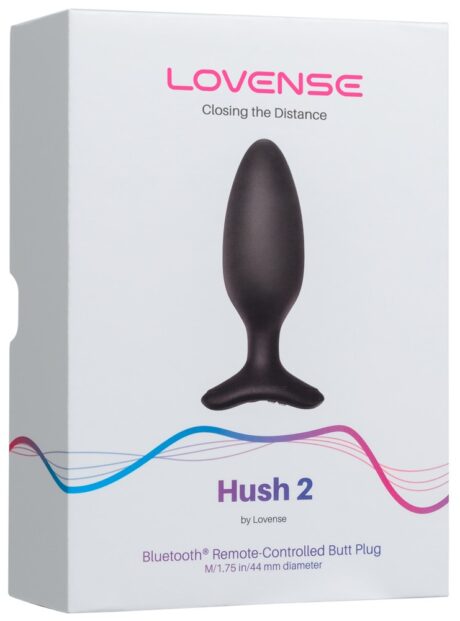 Dop anal Hush 2 cu vibrații și control prin aplicație
