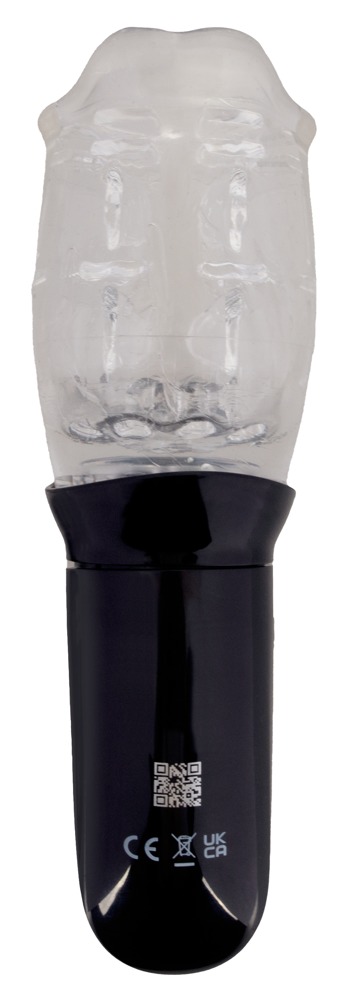 Rotating Mast Masturbator Transparent cu Rotație și 3 Viteze - imagine 4