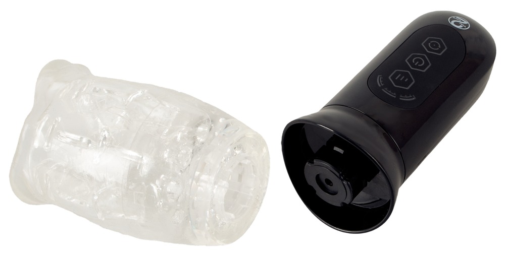 Rotating Mast Masturbator Transparent cu Rotație și 3 Viteze - imagine 6