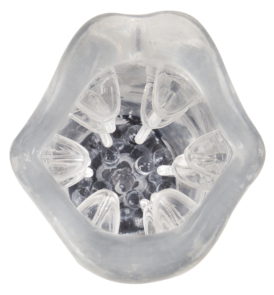 Rotating Mast Masturbator Transparent cu Rotație și 3 Viteze - imagine 7