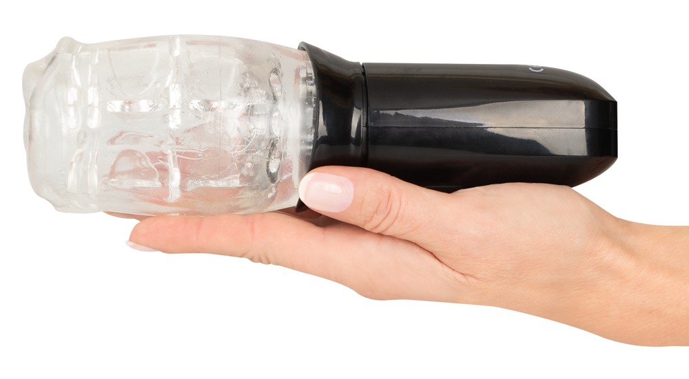 Rotating Mast Masturbator Transparent cu Rotație și 3 Viteze - imagine 8