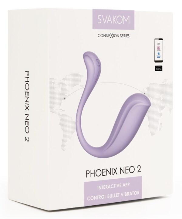 SVAKOM Phoenix Neo 2 Vibrator Bullet cu Vibrații și Control prin Aplicație - imagine 9