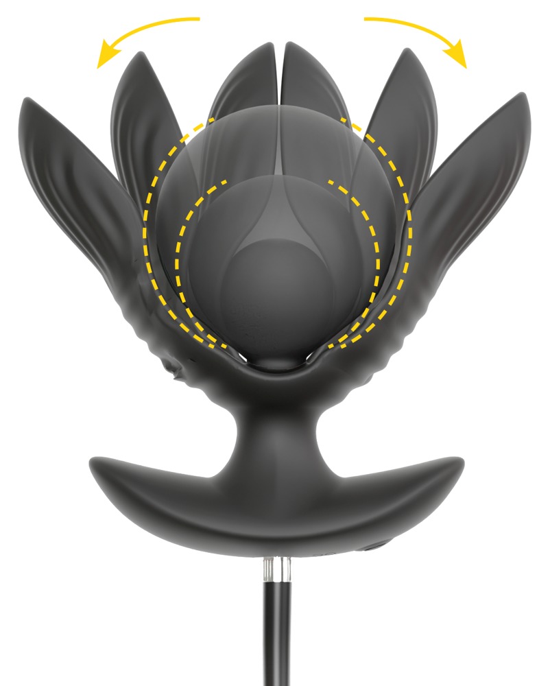 ANOS RC Inflatable Expander Plug Dop Anal Extensibil cu Vibrații și Telecomandă - imagine 7