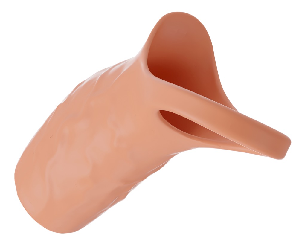 Realistixxx RealSleeve Open Manșon pentru Penis cu Vibrații și Inel Elastic - imagine 4