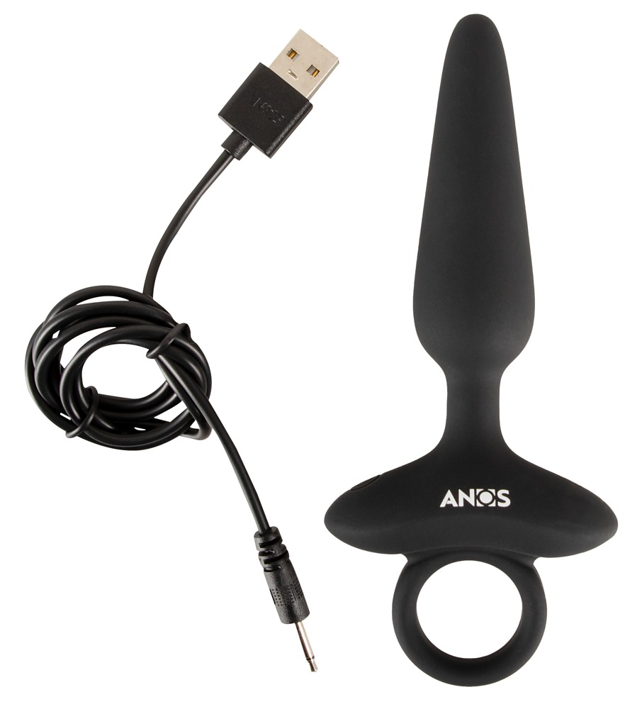 ANOS Flexibil Dop Anal Vibrat cu 10 Moduri de Vibrație - imagine 7