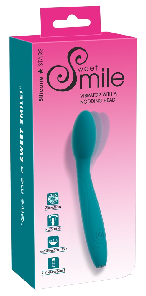 Sweet Smile Vibrator cu Cap Vibrator Nodding și 10 Moduri