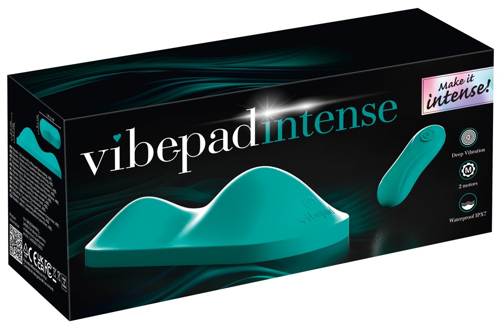 Vibepad Intense Vibro Cushion cu 2 Motoare și Telecomandă